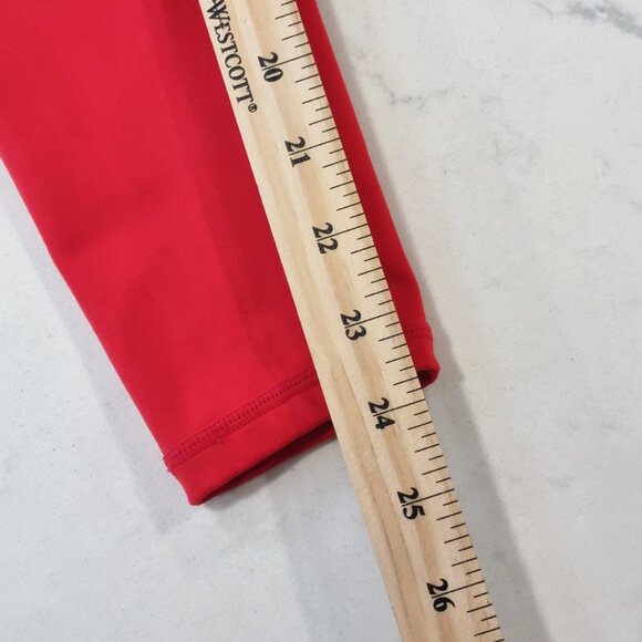 Love Soft Jumpsuit Womens Sz XS Red Yoga Athletic Move Stretch Poly Spandex Flaw - Picture 12 of 13